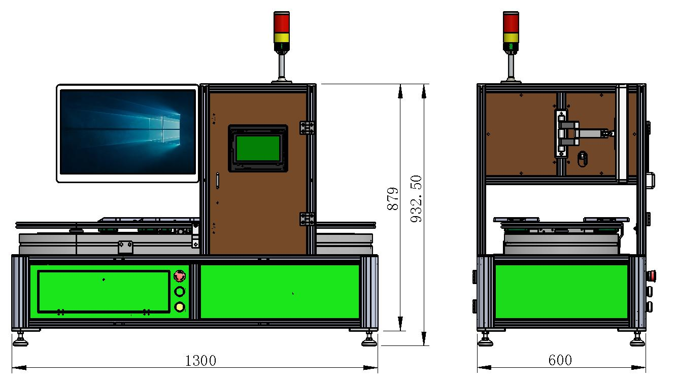 桌面型机器视觉传送线应用平台